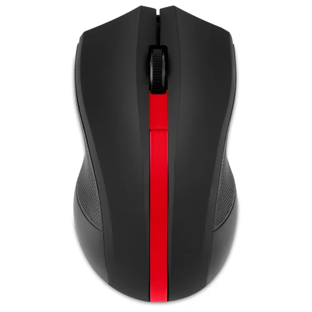 Мышь Oklick 615MW 412861 (черный/красный)